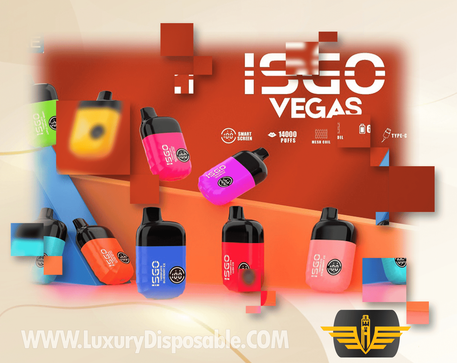 01-min ISGO Vegas 14000 Puffs - Image 1