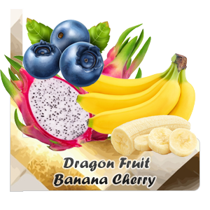 Dragon Fruit Banana Cherry